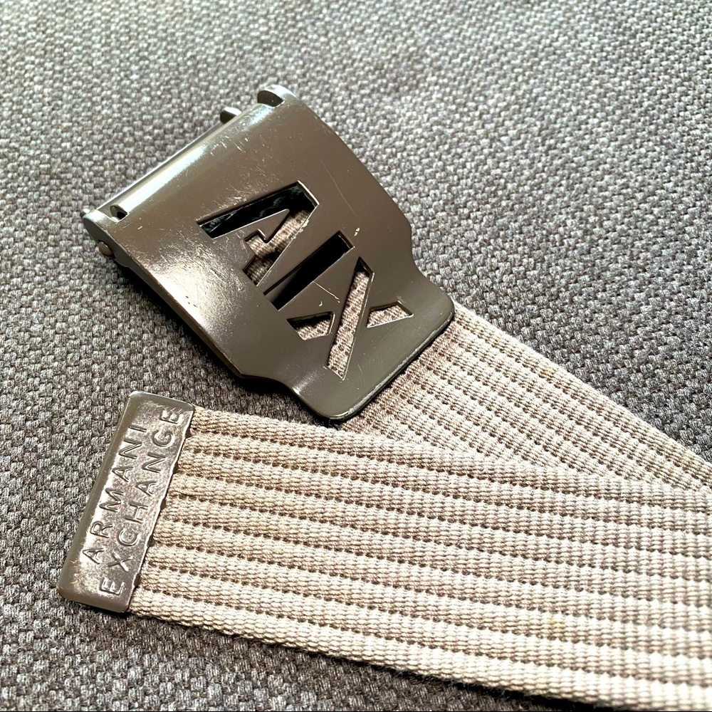 Armani Exchange casual rugged belt